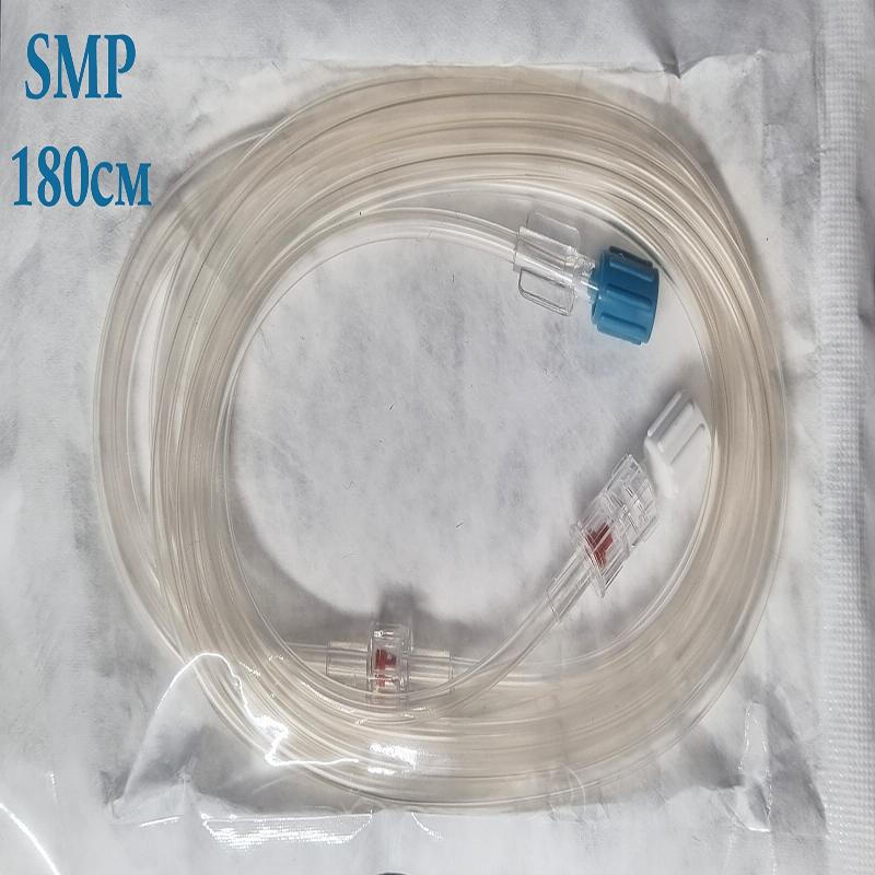 Стерильна інфузійна трубка одноразового використання: HT-L1802. 1-72" (1800мм) Подовжувач прямий з подвійним зворотнім клапаном.